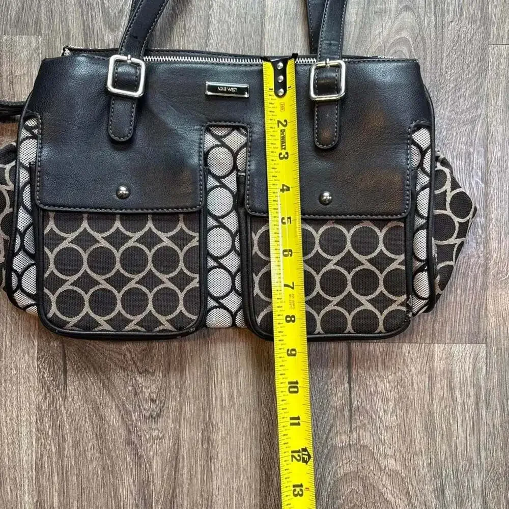 Nine West Y2K Geometric Print Shoulder Bag